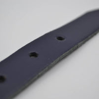 donker blauwe 20mm brede riem met dubbele lus 