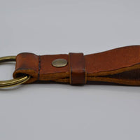 Cognac vintage sleutelhanger met naam of logo