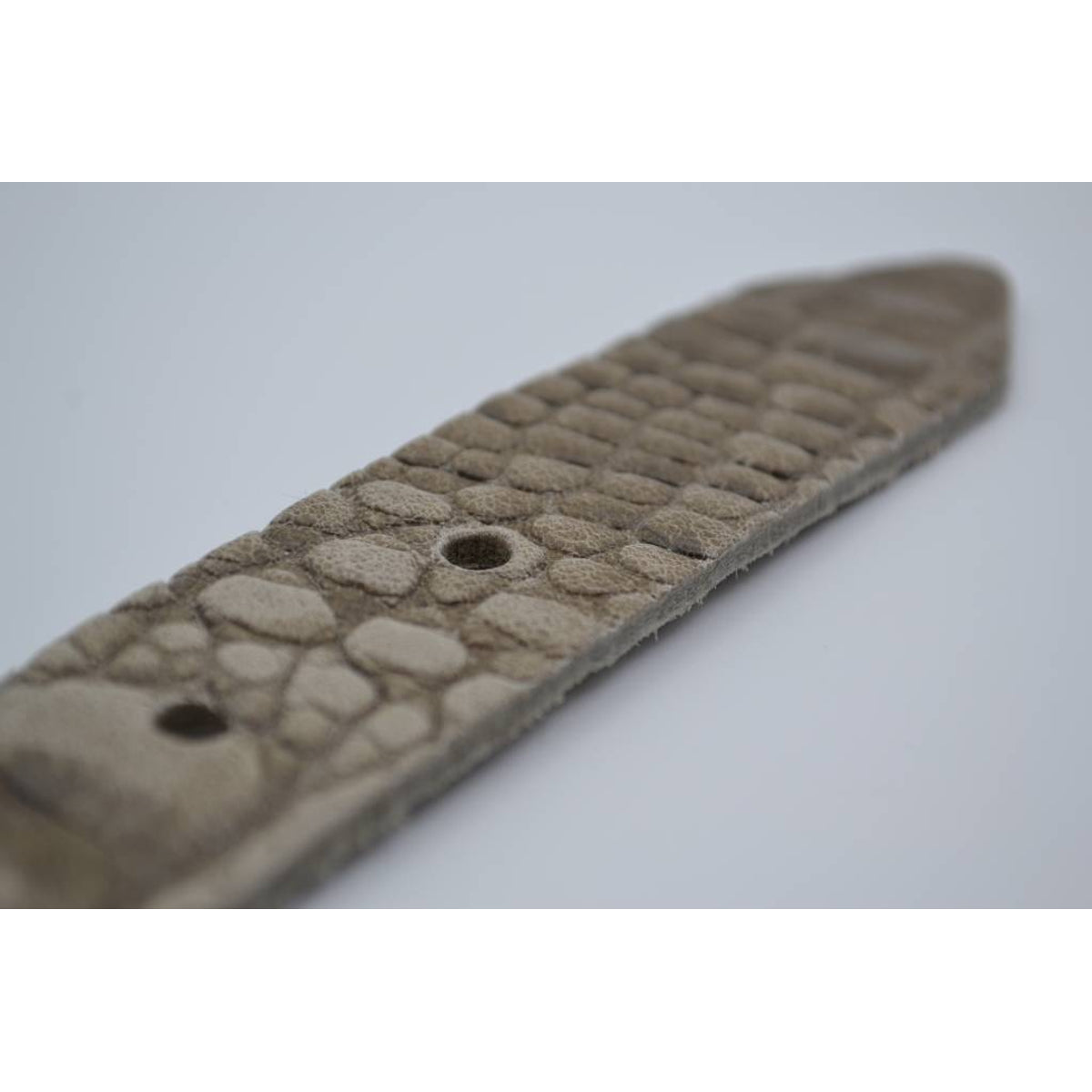 3cm taupe italiaans volnerf lederen casual riem 