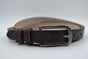 bruine 20mm brede riem met dubbele lus