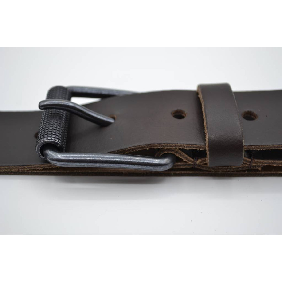 split lederen 40mm bruine casual riem