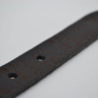 3cm zwarte kinder riem met vlekprint 