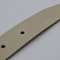 split lederen ecru kinder riem