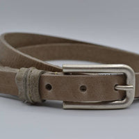 taupe 20mm brede riem met speelse lus