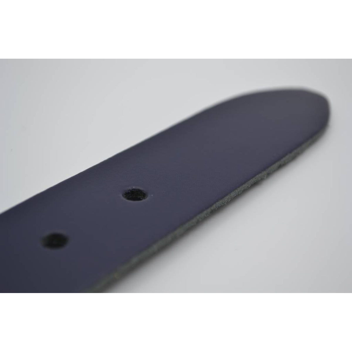 4cm donker blauwe split lederen riem.