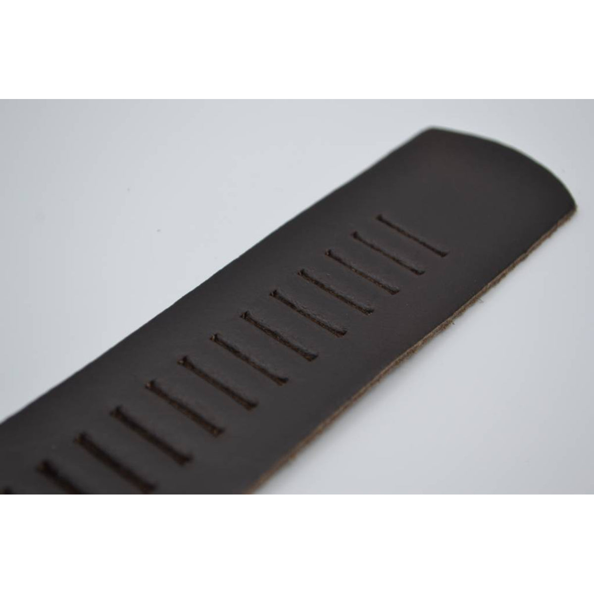 split lederen 40mm donker bruine casual perforatie riem