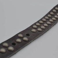 grijze 20mm brede riem met bolstuds 
