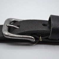 3cm zwarte kinder riem met sneeuvlok print