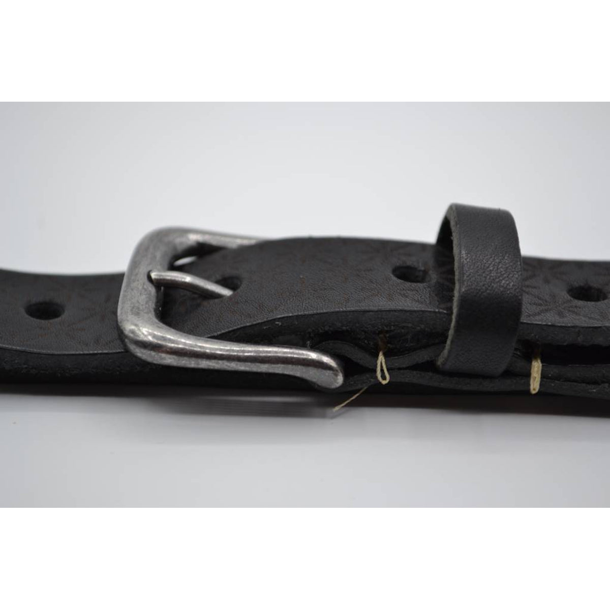 3cm zwarte kinder riem met sneeuvlok print