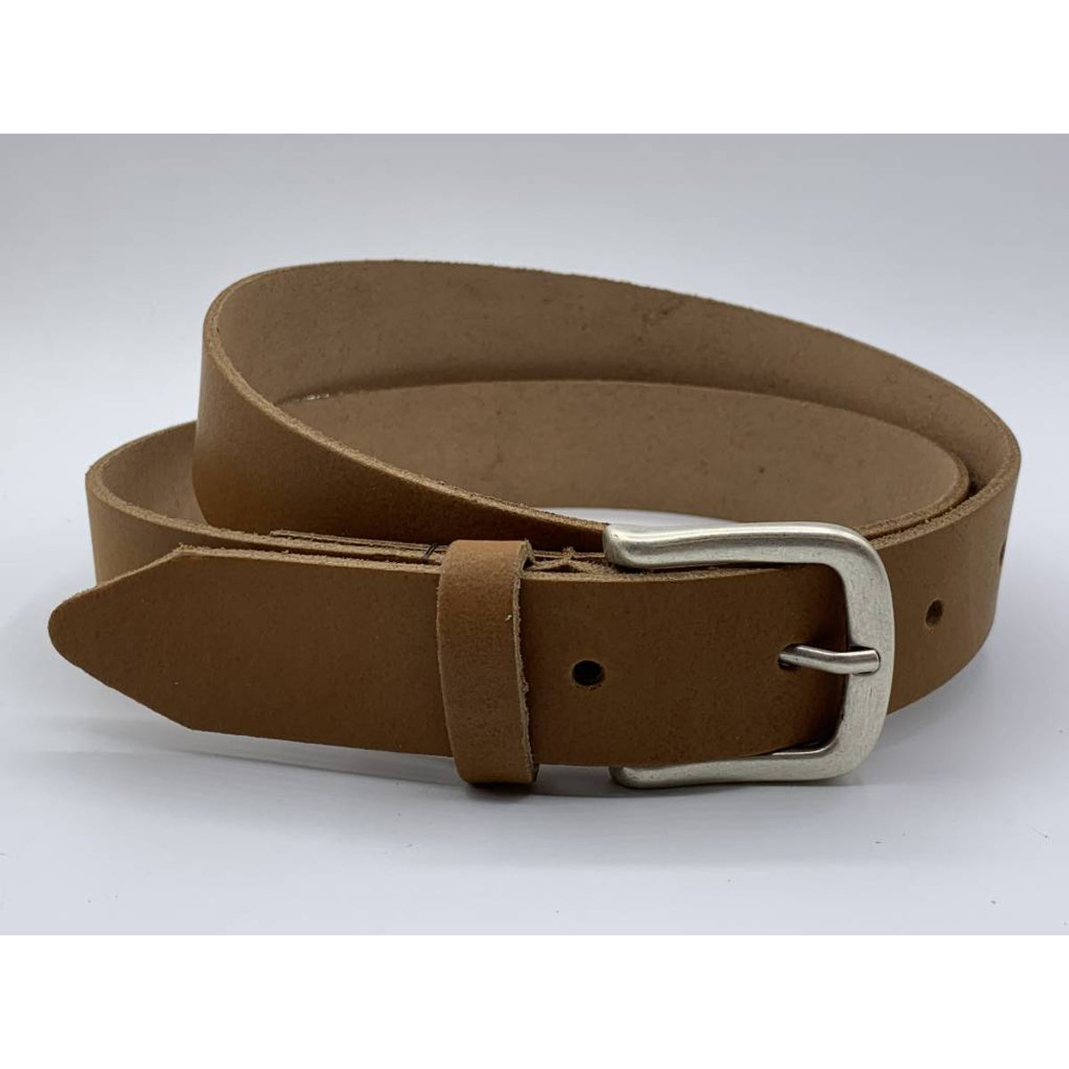 Cognac kinderriem 3cm breed.