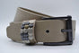 4,5cm taupe studriem van Italiaans volnerf leer