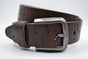 35mm bruine kinder riem met gebrande gaatjes