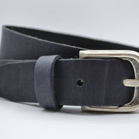 split lederen 35 mm antracite casual riem