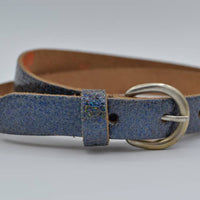 Used look disco echt lederen dames riem