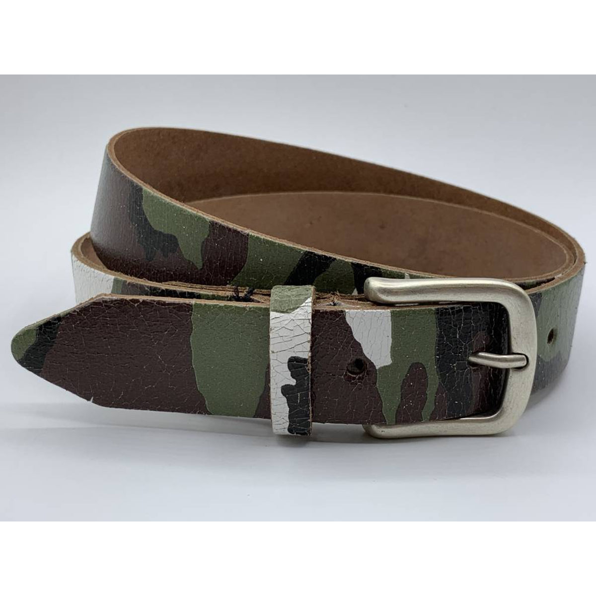 Camouflage kinderriem 3cm breed.