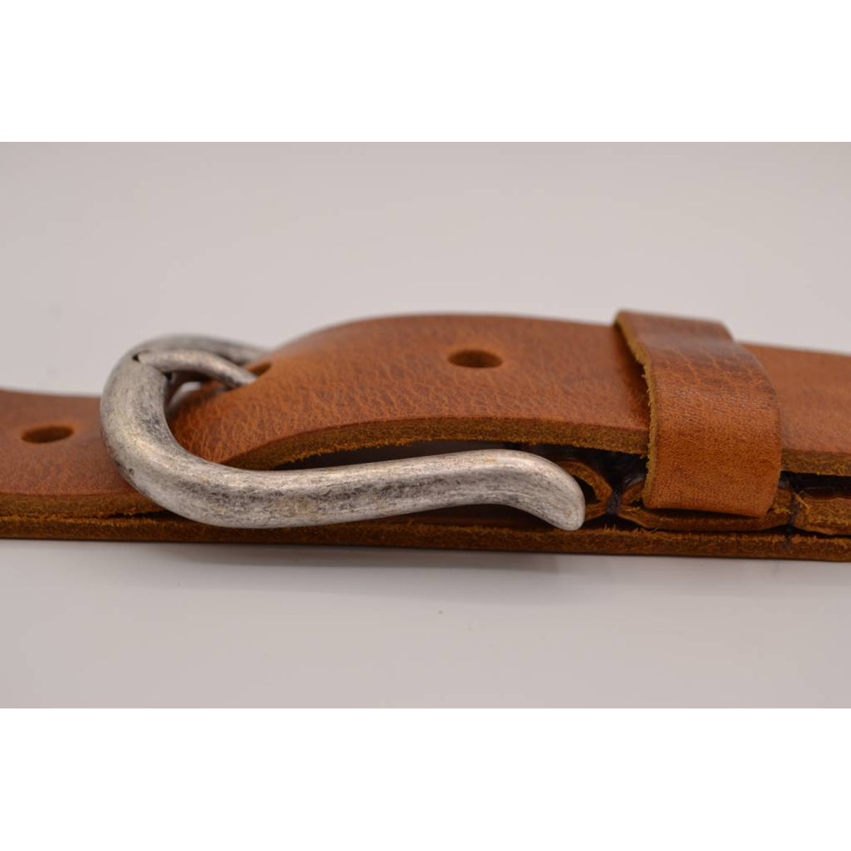cognac italiaans volnerf lederen casual riem