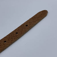 2cm brede damesriem met cognac slangenprint