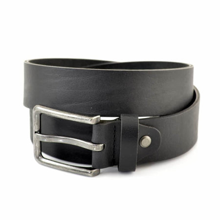 3.5cm brede riem van dik buffel nerf leer.