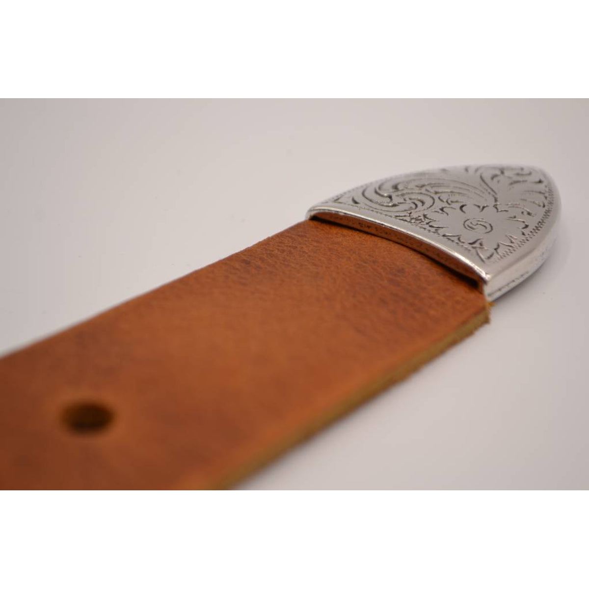 4cm western cognac volnerf lederen riem