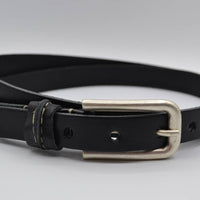 zwarte 20mm brede riem met speelse lus