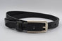 zwarte 20mm brede riem met speelse lus