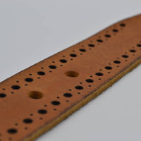 4cm cognac diep gelaserde volnerf riem 