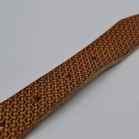 golf gelaserde cognac echt lederen riem 
