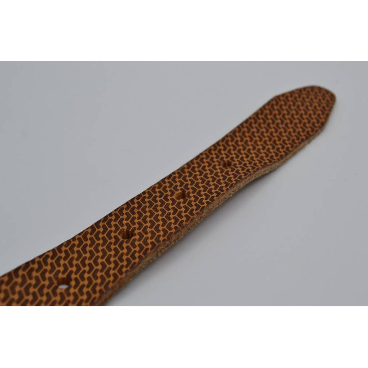 golf gelaserde cognac echt lederen riem 