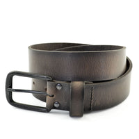 Tienerriem donker bruin