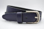 split lederen donker blauwe kinder riem