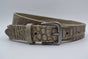 3cm taupe italiaans volnerf lederen casual riem