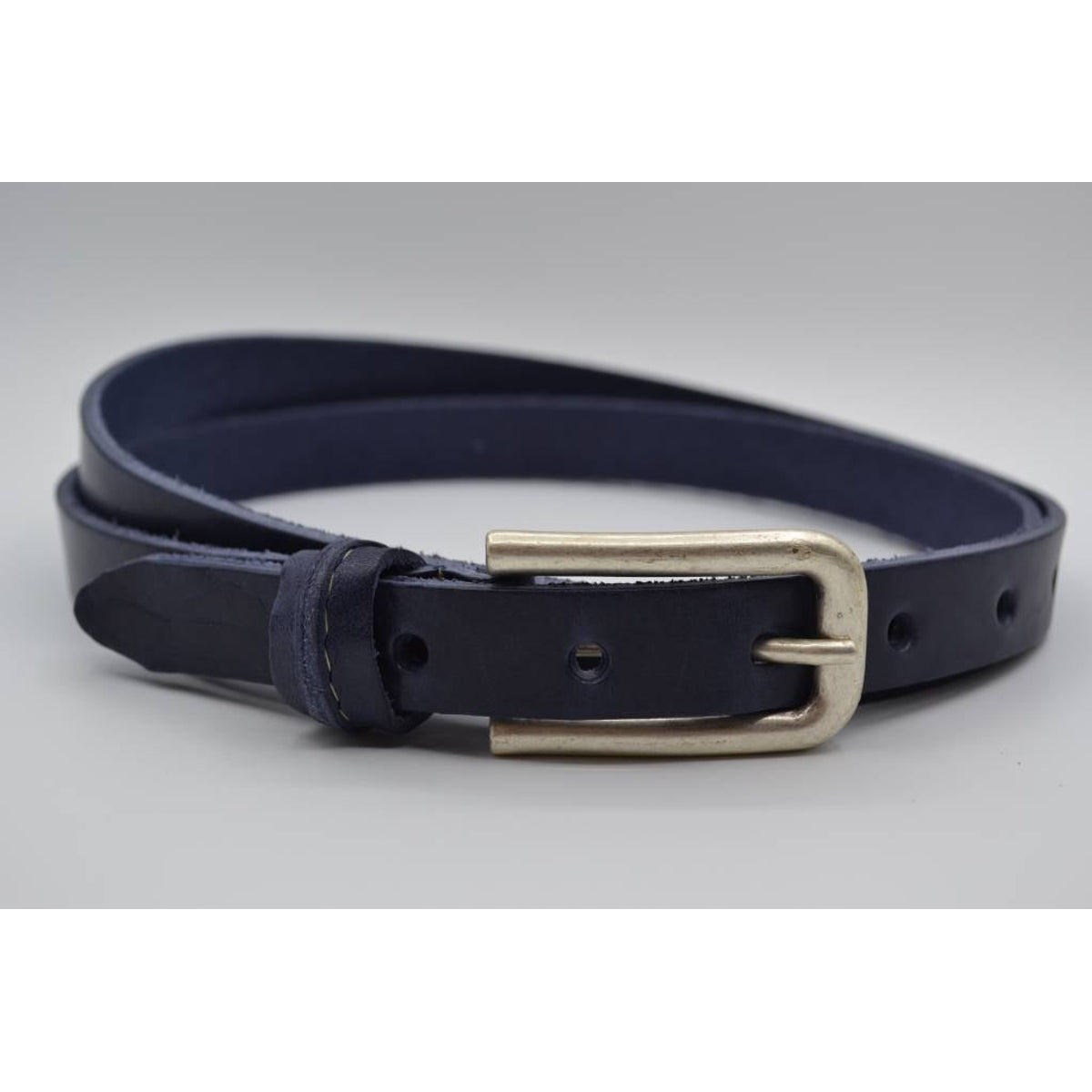blauwe 20mm brede riem met speelse lus