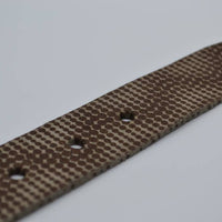 Galaxy gelaserde taupe echt lederen riem