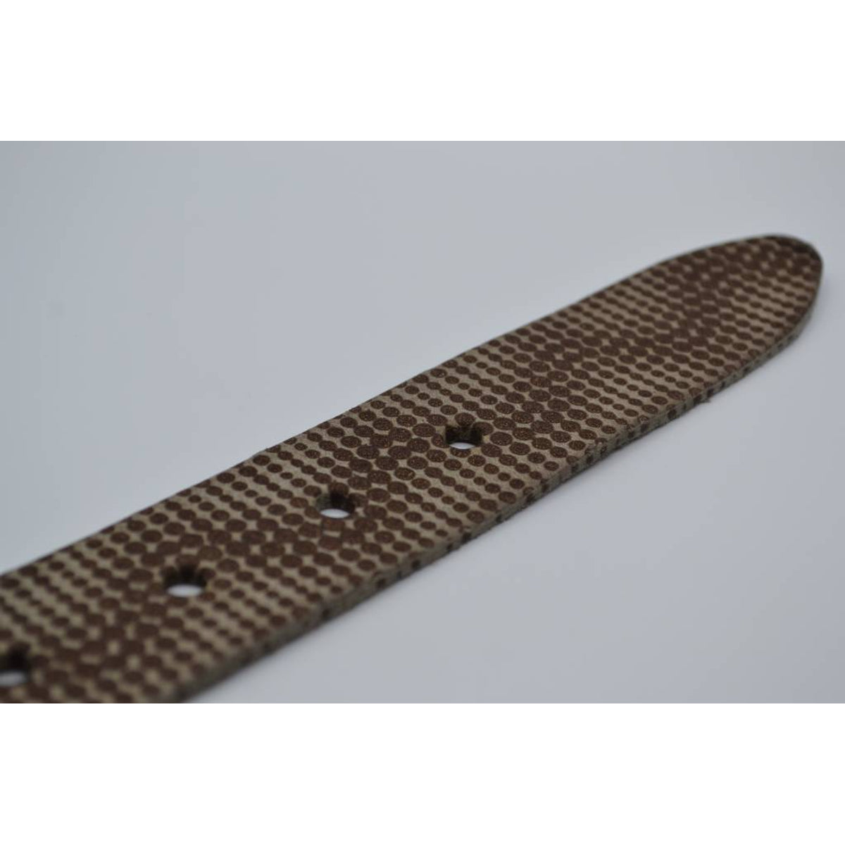 Galaxy gelaserde taupe echt lederen riem