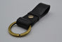 zwarte vintage sleutelhanger met naam of logo