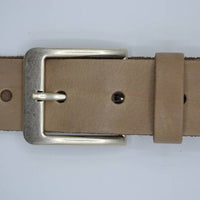 echt lederen taupe dames/heren riem