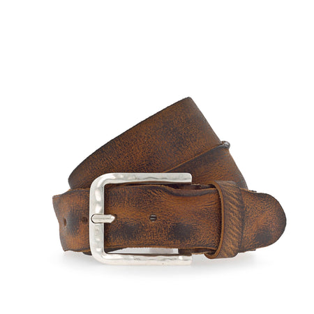 Vanzetti 4cm brede riem van Italiaans gekreukt leer.