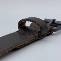 Bruine stoere kinderriem