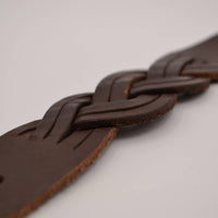Bruine Jeans riem met slingerpunt