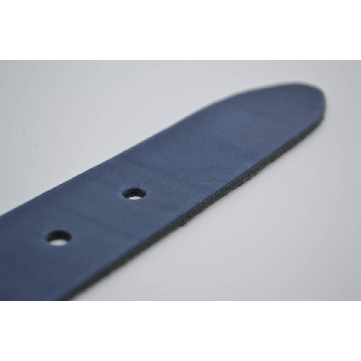 4cm blauwe split lederen riem. 