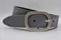 4cm grijze split lederen riem.