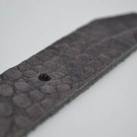 3cm grijze italiaans volnerf lederen casual riem