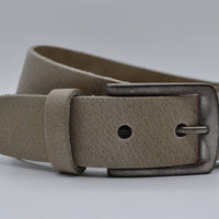 extra lange taupe damesriem op maat