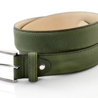 Olijfgroene nette riem