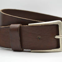 mooie bruine vintage volnerf jeansriem