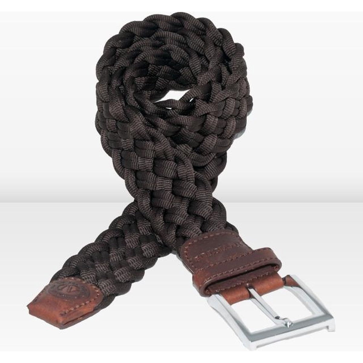 Bruine nette gevlochten riem.