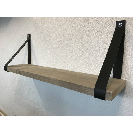 Leren Plankdragers zwart