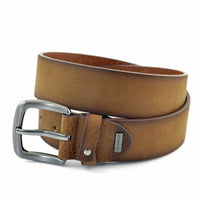 Cognac 4cm brede Alberto riem. 