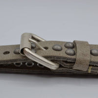 taupe 20mm brede riem met bolstuds 