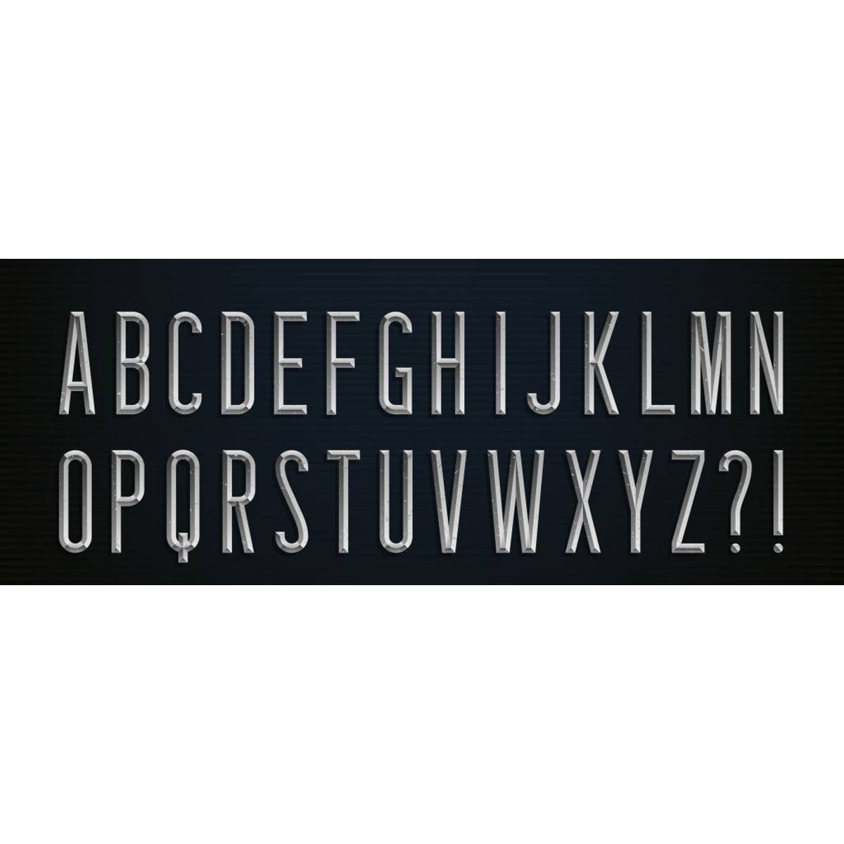 Letters In het zilver